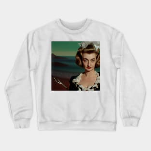 The Timeless Talent of Bette Davis Crewneck Sweatshirt